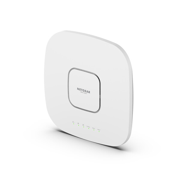 Netgear Insight Cloud Managed WiFi 6 AX6000 Tri-band Multi-Gig Access Point (WAX630), 2,4 GHz, 5 GHz, 6000 Mbit/s, EAP-TLS, PEAP, SSL/TLS, TTLS, WPA, WPA2, WPA3, 100,1000,2500 Mbit/s