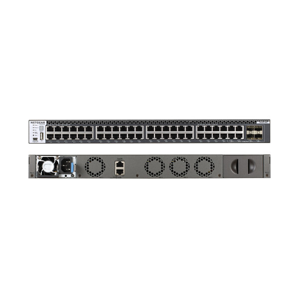 Netgear M4300-48X/US/EME, Managed, 10G Ethernet (100/1000/10000), Rack-Einbau, 1U