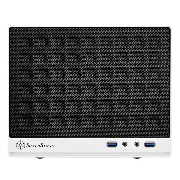 SilverStone SG13, Mini Tower, PC, Schwarz, Weiß, Mini-ATX, Mini-DTX, Stahl, 6,1 cm