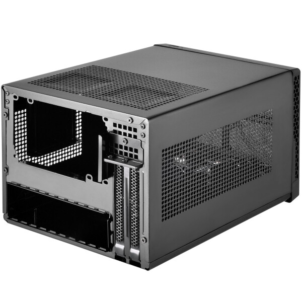 SilverStone SG13, Mini Tower, PC, Schwarz, Mini-DTX, Mini-ITX, Aluminium, Kunststoff, Stahl, 2.5,3.5"