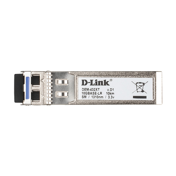 D-Link DEM-432XT, Faseroptik, 10000 Mbit/s, SFP+, LC, 9/125 µm, LR