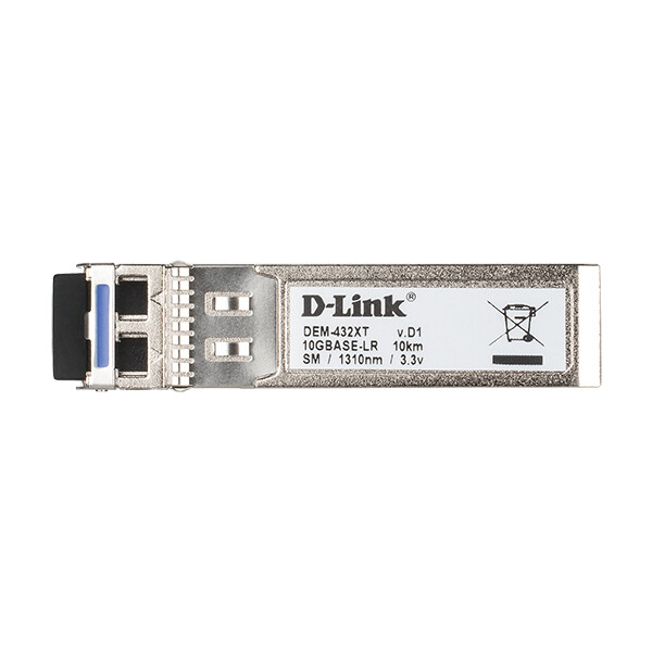 D-Link DEM-432XT, Faseroptik, 10000 Mbit/s, SFP+, LC, 9/125 µm, LR