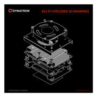 Dynatron B23R1, Luftkühlung, 8 cm, 2000 RPM, 8600...