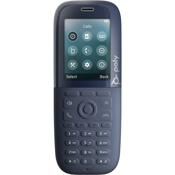 HP POLY Rove Single/Dual-Cell DECT 1880-1900 MHz B2 Basisstations- und 30-Telefonhörer (Satz), DECT-Telefon, Kabelloses Mobilteil, Anrufer-Identifikation, Schwarz