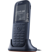 HP POLY Rove Single/Dual-Cell DECT 1880-1900 MHz B2 Basisstations- und 30-Telefonhörer (Satz), DECT-Telefon, Kabelloses Mobilteil, Anrufer-Identifikation, Schwarz