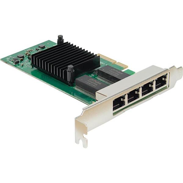 Inter-Tech ST-7238, Eingebaut, Kabelgebunden, PCI Express, Ethernet, 1000 Mbit/s
