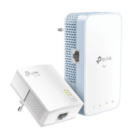 TP-LINK AC750 AV1000 Gigabit WLAN Powerline Adapter Kit, 1000 Mbit/s, IEEE 1901, IEEE 802.3, IEEE 802.3ab, IEEE 802.3u, Type E/F, Gigabit Ethernet, 10,100,1000 Mbit/s, Wi-Fi 5 (802.11ac)