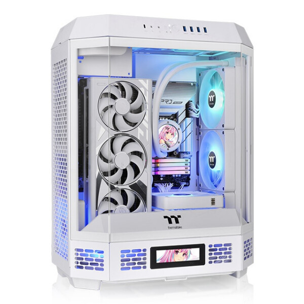 Thermaltake CA-1Z1-00M6WN-00, Midi Tower, PC, Weiß, ATX, micro ATX, Mini-ITX, SPCC, Gehärtetes Glas, Gaming
