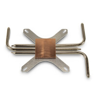 Inter-Tech IP-3, Kühlkörper/Radiator, Kupfer,...