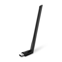 TP-LINK AC600, Kabelgebunden, USB, WLAN, 600 Mbit/s, Schwarz