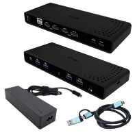 i-tec Universal Dual 4K Display Docking Station + Power...
