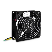 Inter-Tech 88887269, Kühlgebläse, Schwarz, 1...
