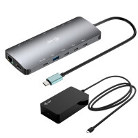 i-tec Metal USB-C Nano 3x Display Dock, 2x HDMI 1x USB-C...