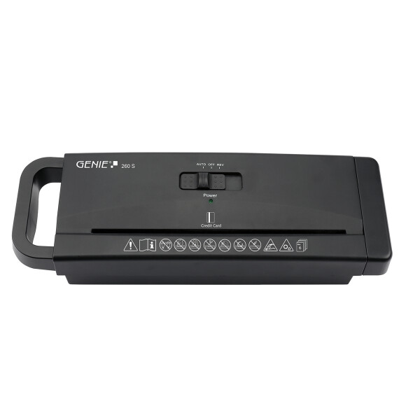 Genie 260 S, Streifenzerkleinerung, 6 mm, 73 dB, 6 Blätter, 2 min, P-2