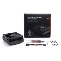Noctua NH-L9A-AM5 CHROMAX.BLACK, Luftkühlung, 9,2 cm, 600 RPM, 2500 RPM, 57,5 cfm, Schwarz