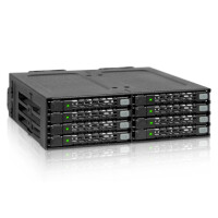 Icy Dock MB998SP-B, 875 g, Schwarz
