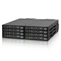 Icy Dock MB998SP-B, 875 g, Schwarz