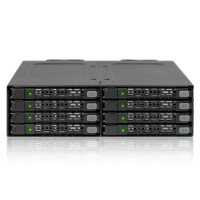 Icy Dock MB998SP-B, 875 g, Schwarz