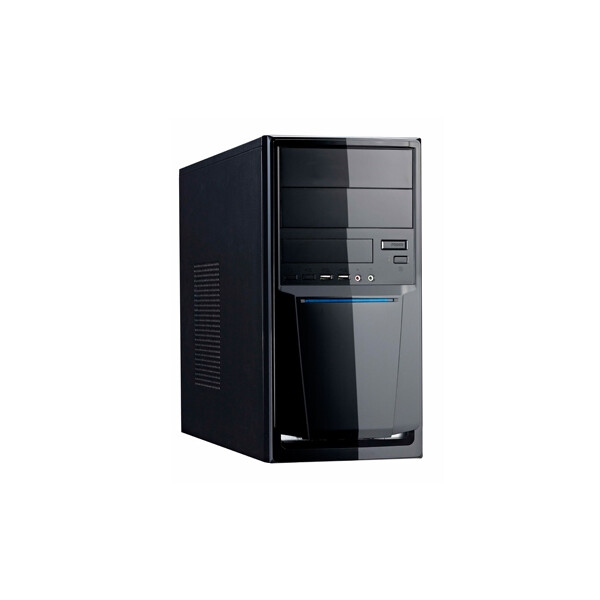 Linkworld 7271-23, Midi Tower, PC, Schwarz, 3.5", 176 mm, 387 mm