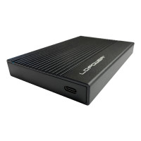 LC-Power LC-25U3-C, HDD / SSD-Gehäuse, 2.5 Zoll, SATA, Serial ATA II, Serial ATA III, 6 Gbit/s, USB Anschluss, Schwarz