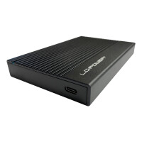 LC-Power LC-25U3-C, HDD / SSD-Gehäuse, 2.5 Zoll, SATA, Serial ATA II, Serial ATA III, 6 Gbit/s, USB Anschluss, Schwarz