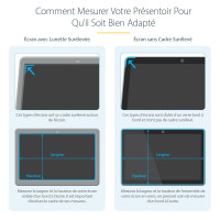 StarTech.com 23,8 Zoll 16:9 Monitor Blickschutz Gold, Zweiseitiger Blickschutzfilter mit Erhöhter Privatsphäre, Abnehmbare Blickschutzfolie mit +/- 30° Sicht, 60,5 cm (23.8"), 16:9, Monitor, Rahmenloser Blickschutzfilter, Glänzend, Privatsphäre