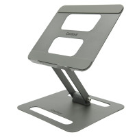 Contour Design Laptop Riser Steel, Notebook-Ständer, Grau, Stahl, 45 - 310 mm, 0 - 80°, 214 mm