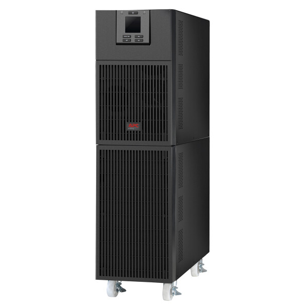 APC Easy UPS On-Line, 6kVA/6kW, Tower, 230V, Festverdrahteter 3-adriger (1P+N+E) Ausgang, Intelligenter Kartensteckplatz, LCD, Doppelwandler (Online), 6 kVA, 6000 W, 110 V, 300 V, 50/60 Hz
