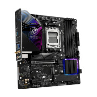 ASRock Phantom Gaming B850M Riptide WiFi, AMD, Sockel AM5, AMD Ryzen 7000 Series, AMD Ryzen 8000 Series, AMD Ryzen 9000 Series, Sockel AM5, DDR5-SDRAM, 256 GB