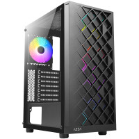 AZZA Spectra, Midi Tower, PC, Schwarz, ATX, ITX, micro...