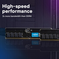 Crucial CT64G56C46U5, 64 GB, 1 x 64 GB, DDR5, 5600 MHz,...