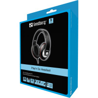 SANDBERG Playn Go Headset Black, Kabelgebunden,...