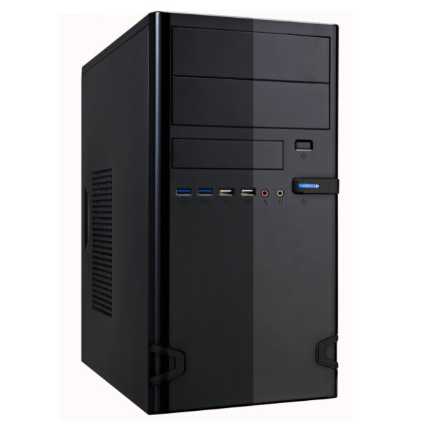 Linkworld 727-22 + LPW19-25, Tower, PC, Schwarz, 450 W, 80,90,120 mm, 80,90 mm