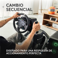 Logitech 941-000245, Shifter + Handbrake, PC, PlayStation 4, PlayStation 5, Xbox One, Xbox Series S, Xbox Series X, Analog, Kabelgebunden, USB, Schwarz