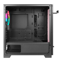 AZZA Elise, Tower, PC, Schwarz, ITX, micro ATX, Stahl, Gehärtetes Glas, Multi