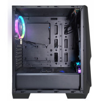 Xilence X505.ARGB, Midi Tower, PC, Schwarz, ATX, micro ATX, Mini-ITX, Acrylnitril-Butadien-Styrol (ABS), Kunststoff, Gehärtetes Glas, 120,140 mm