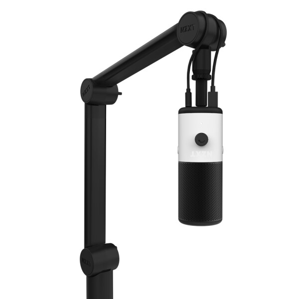 NZXT AP-BOOMS-B1, PC-Mikrofon, 0,1%, Kardioide, Kabelgebunden, USB, Schwarz