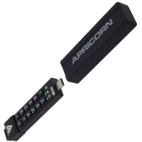 Apricorn Aegis Secure Key 3NXC, 64 GB, USB Typ-A, 3.2 Gen 1 (3.1 Gen 1), Kappe, 22 g, Schwarz