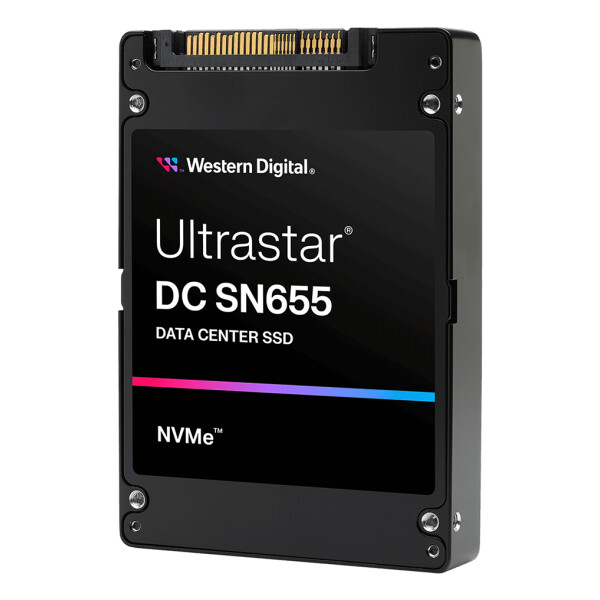 WD Ultrastar DC SN655, 3,84 TB, U.3, 6800 MB/s