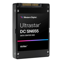 WD Ultrastar DC SN655, 3,84 TB, U.3, 6800 MB/s