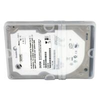 StarTech.com 2,5" Silikon Festplatten Schutzhülle, Schutzhülle, Silikon, Transparent, 2.5", Schockresistent, 73 mm