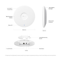 TP-LINK Omada EAP772, 2,4 GHz, 5 GHz, 6 GHz, 9300 Mbit/s,...