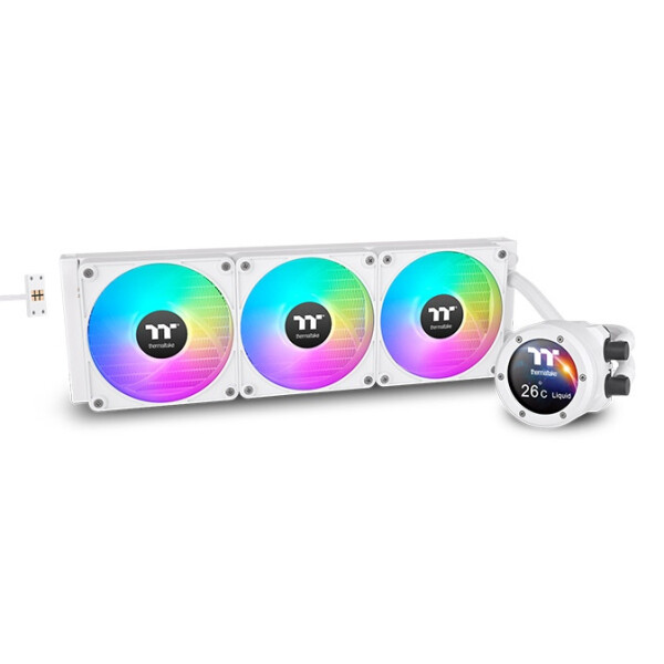 Thermaltake TH420 V2 Ultra EX ARGB, All-in-One-Flüssigkeitskühler, 14 cm, 500 RPM, 1800 RPM, 30,7 dB, 90,3 cfm