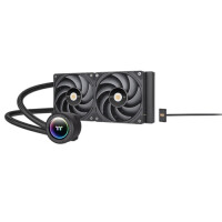 Thermaltake CL-W418-PL00BL-A, All-in-One-Flüssigkeitskühler, 12 cm, 70,8 cfm, Schwarz