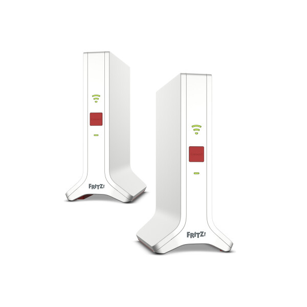 AVM FRITZ!Repeater FRITZ!Mesh Set 4200 2-pack Edition International, Netzwerk-Repeater, 4200 Mbit/s, WLAN, Rot, Weiß