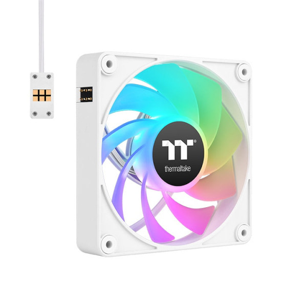 Thermaltake CL-F195-PL14SW-A, Ventilator, 14 cm, Weiß