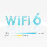 TP-LINK AX3000 Whole Home Mesh WiFi 6 System, 2er Pack, Weiß, Intern, CE: <20 dBm (2.4 GHz) <23 dBm (5 GHz) FCC: <30 dBm (2.4 GHz) <30 dBm (5 GHz), 0 - 40 °C, -40 - 70 °C, 10 - 90%