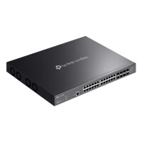 TP-LINK Omada SX3832MPP, Managed, L2+, 10G Ethernet (100/1000/10000), Power over Ethernet (PoE), Rack-Einbau, DIN rail