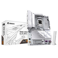 Gigabyte B850 AORUS ELITE WIFI7 ICE Motherboard - AMD Ryzen 9000 Serie CPUs, 12+2+1 Phasen digitales VRM, bis zu 8200MHz DDR5 (OC), 1xPCIe 5.0 + 2xPCIe 4.0 M.2, 2,5 LAN, WIFI 7, USB 3.2 Gen 2x2, AMD, Sockel AM5, AMD Ryzen 7000 Series, AMD Ryzen 8000 Serie