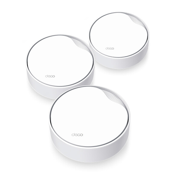 TP-LINK DECO X50-PoE(3-PACK), Weiß, Intern, Mesh-System, 600 m², Dual-Band (2,4 GHz/5 GHz), Wi-Fi 6 (802.11ax)